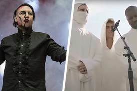 Marilyn Manson och Justin Bieber medverkade i bön och gospelsång på Sunday service