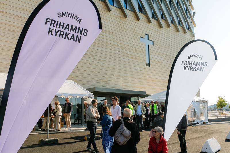 Invigning av nya Frihamnskyrkan i Göteborg 17 september 2023.