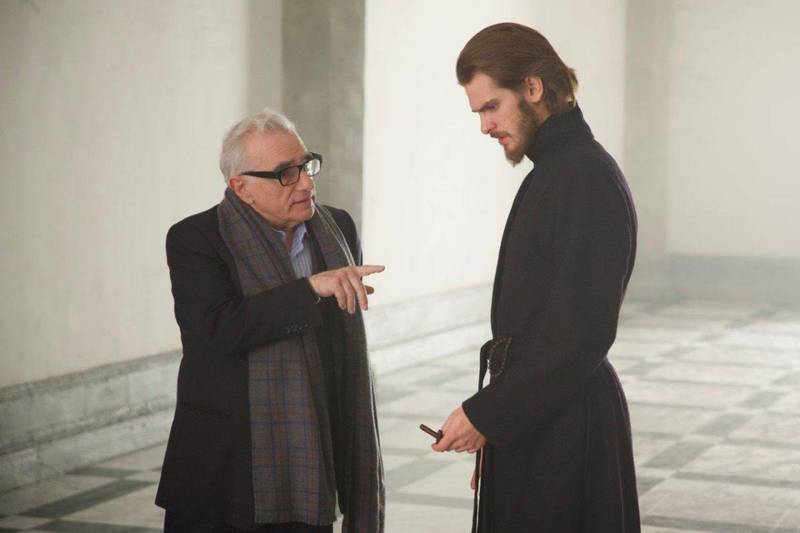 Scorsese och Garfield.