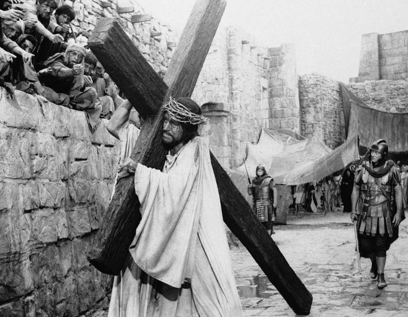 Max von Sydow som Jesus i ”Mannen från Nasaret”.