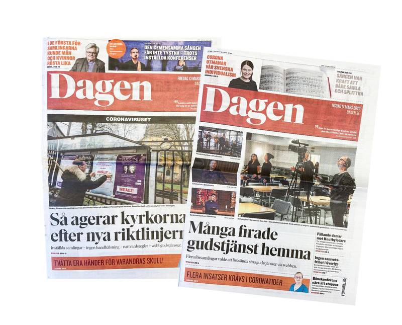 I tidningen Dagen kommer Torpkonferensen och Nyhemsveckan publicera var sin helsidesannons tisdag, onsdag och torsdag i midsommarveckan.