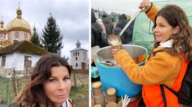 Carola på plats i Ukraina för att hjälpa flyktingar