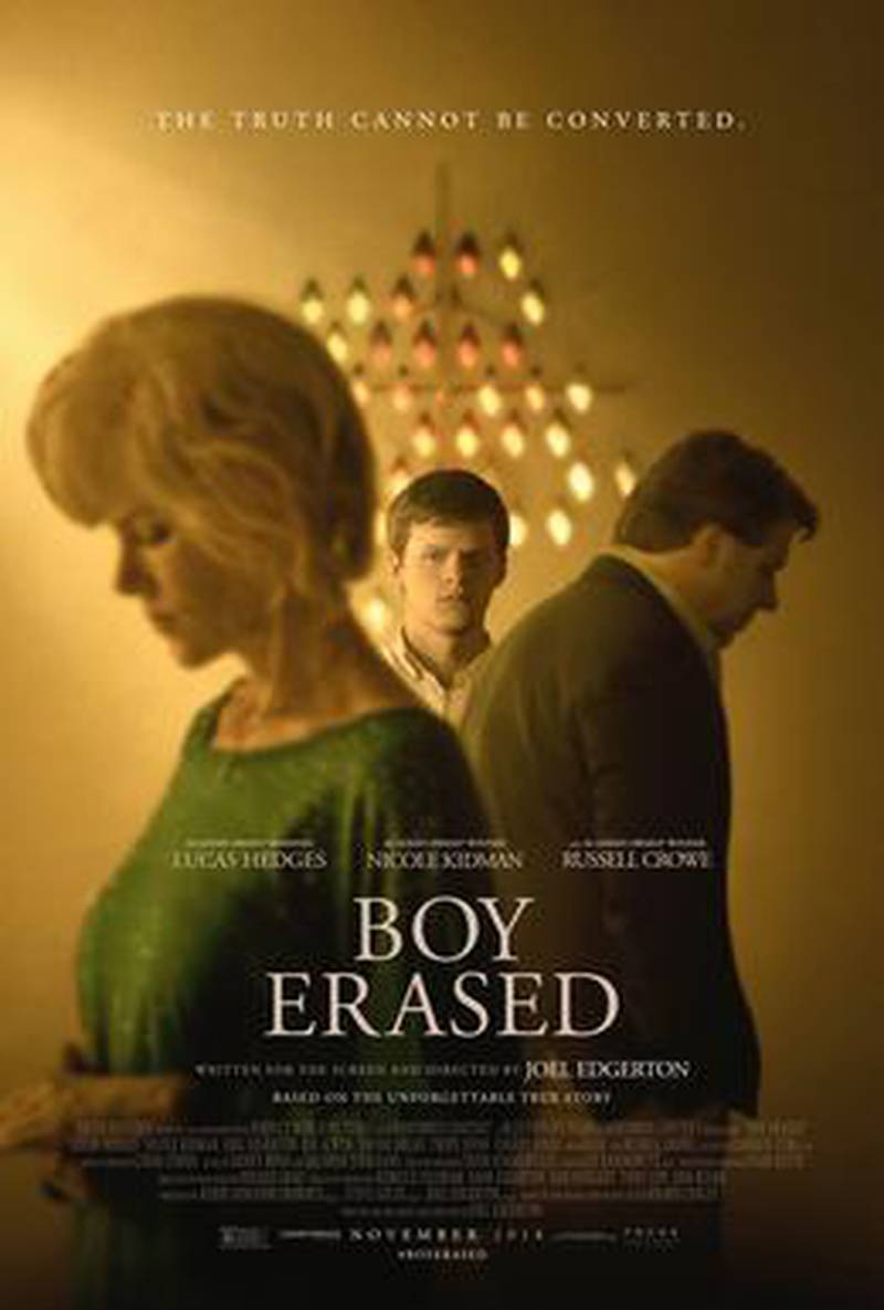 "Boy erased" bioaffisch (2018)