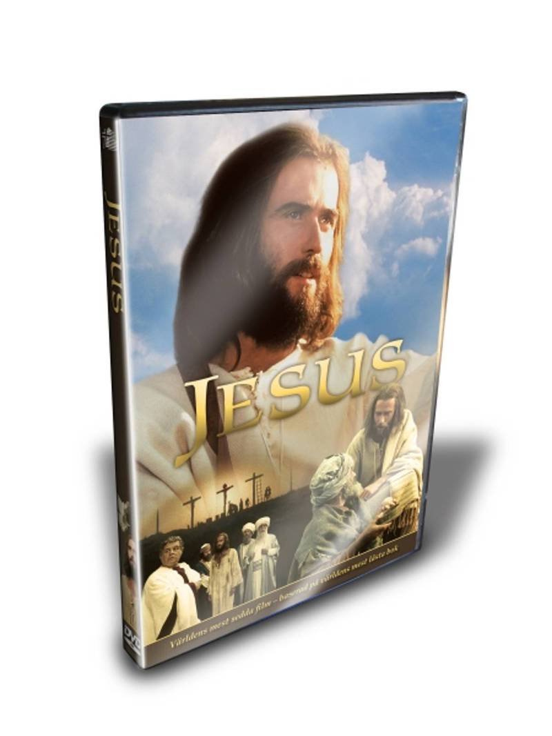 Jesusfilm från 1979 som delas ut som dvd av Agape Sverige.
