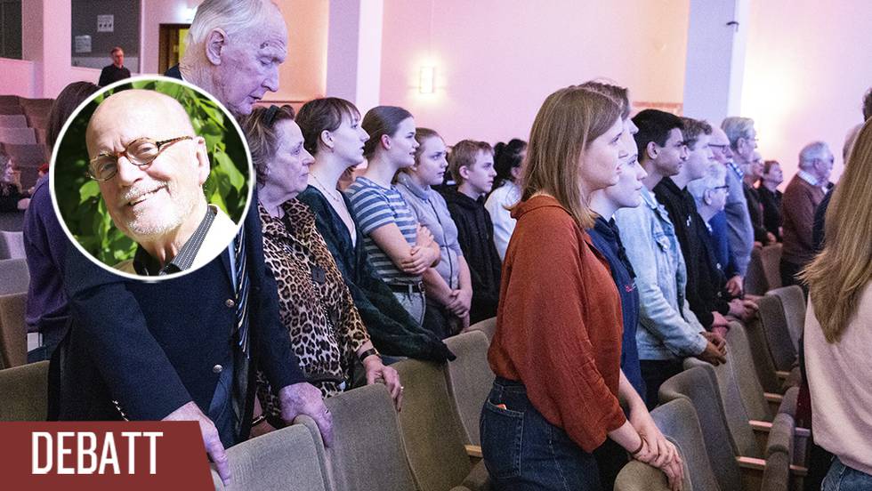 Seniorer besöker Filadelfiakyrkan Stockholms ungdomssamling Fearless Generation på Alla hjärtans dag (i korskyrkans lokaler) förra året.