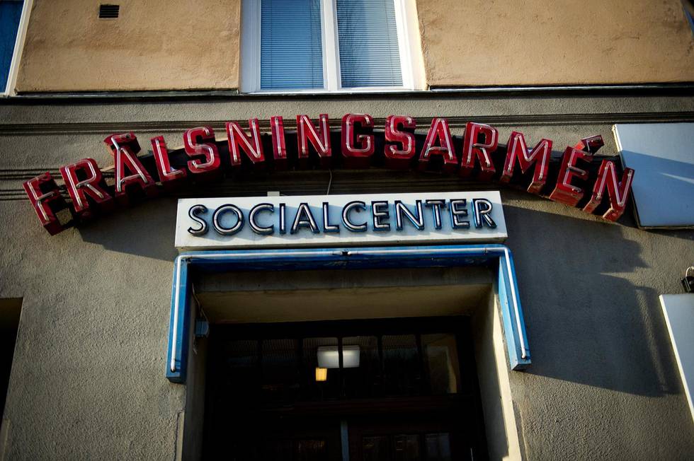 Frälsningsarméns sociala center i Hornstull, Stockholm, har behövt anställa säkerhetsvakter.