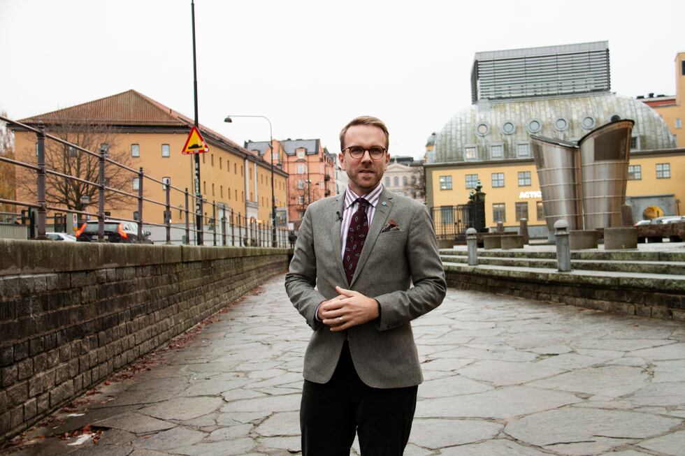 Jacob Zetterman Andreas Carlsson, Kristdemokraternas rättspolitiska talesperson, på plats i Norrköping för partiets riksting år 2021.