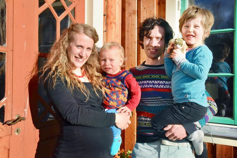 Familjen Wiklander.