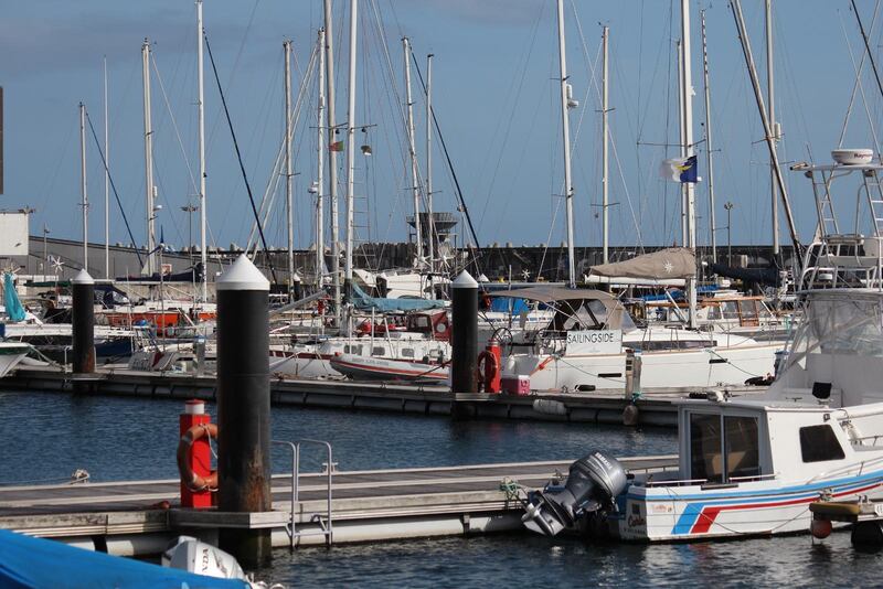 Hamnen i Ponta Delgada.