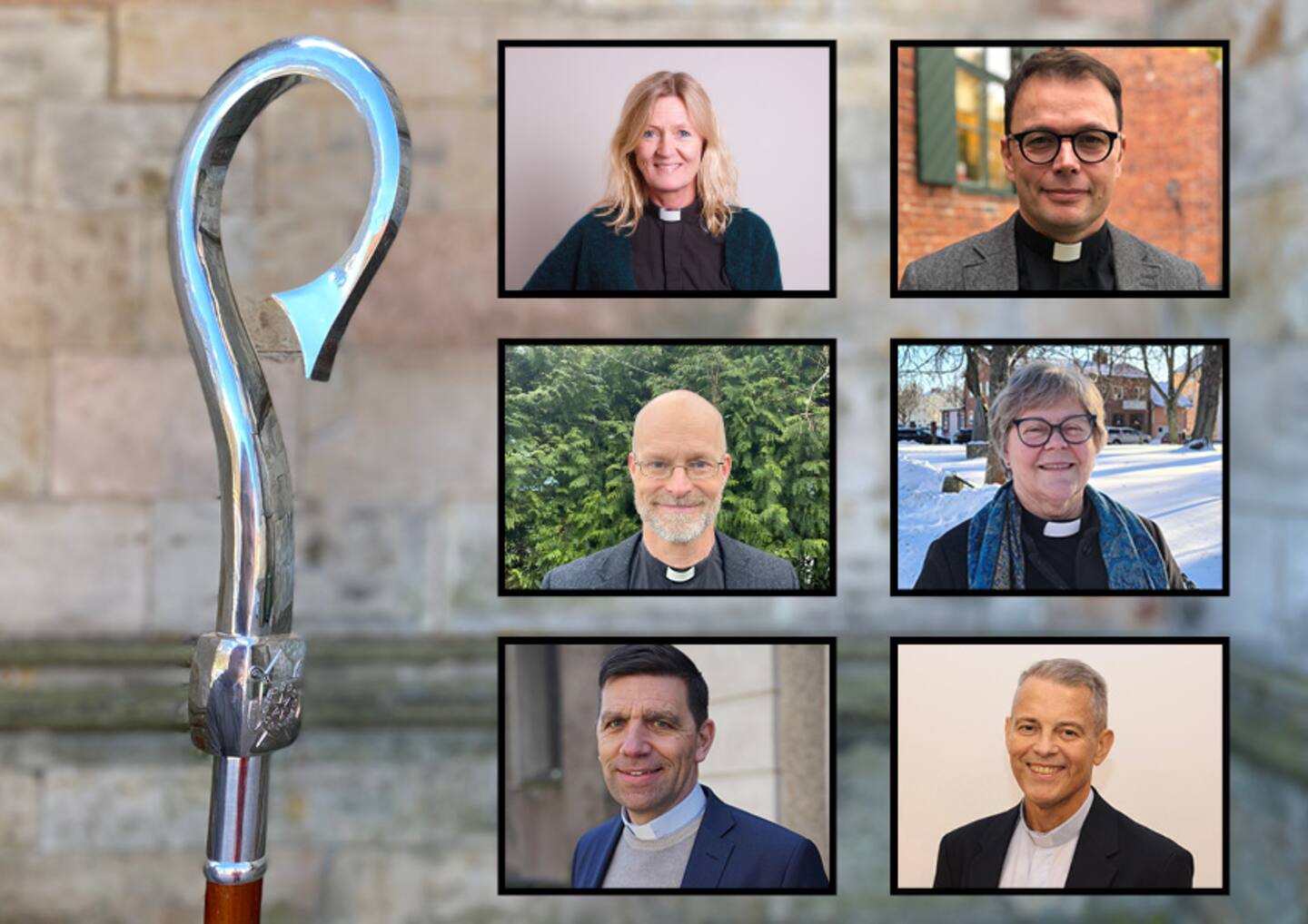 Fr.v uppifrån: Ulrica Fritzson, Jan Eckerdal, Esbjörn Särdquist, Karin Enerbäck, Stefan Hiller och Daniel Tisell.
