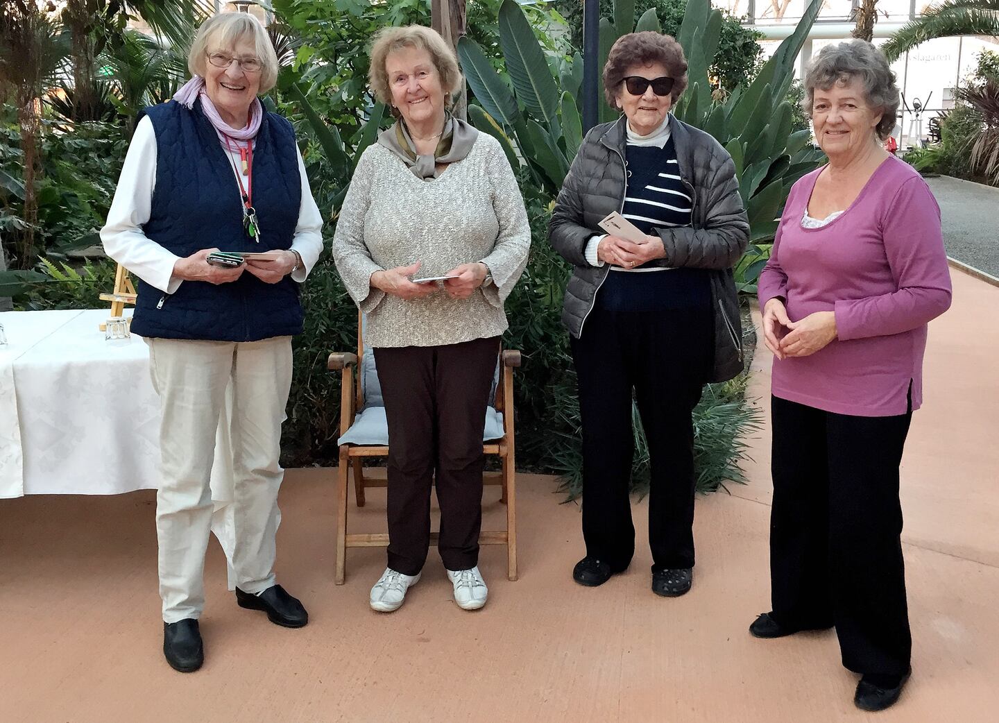 Margareta Broberg, Karin Högberg, Ann-Marie Hammar och Barbro Wilhelmsson.