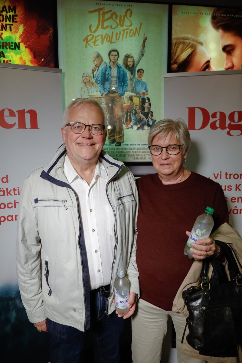 Premiärmingel för filmen "Jesus revolution" på Filmstaden Söder i Stockholm.