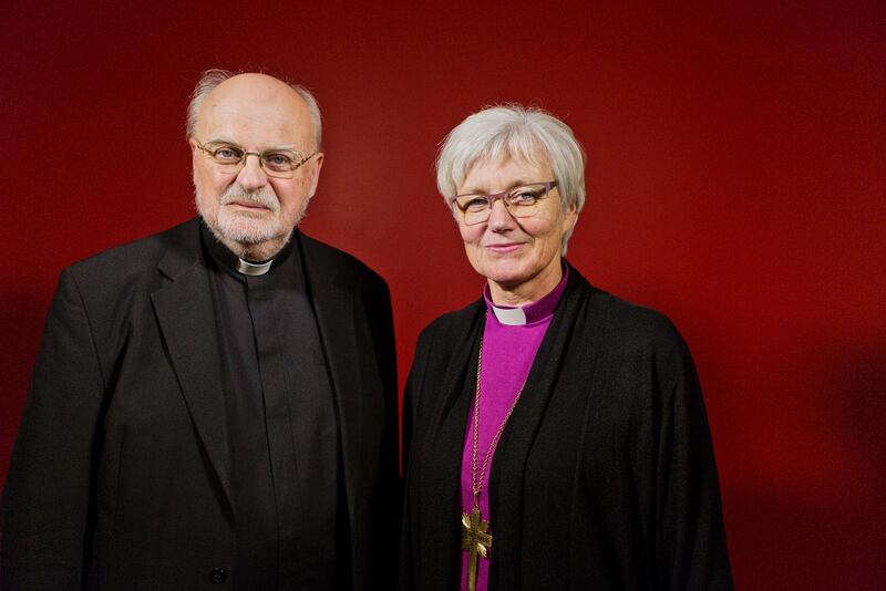 Anders Arborelius och Antje Jackelén.