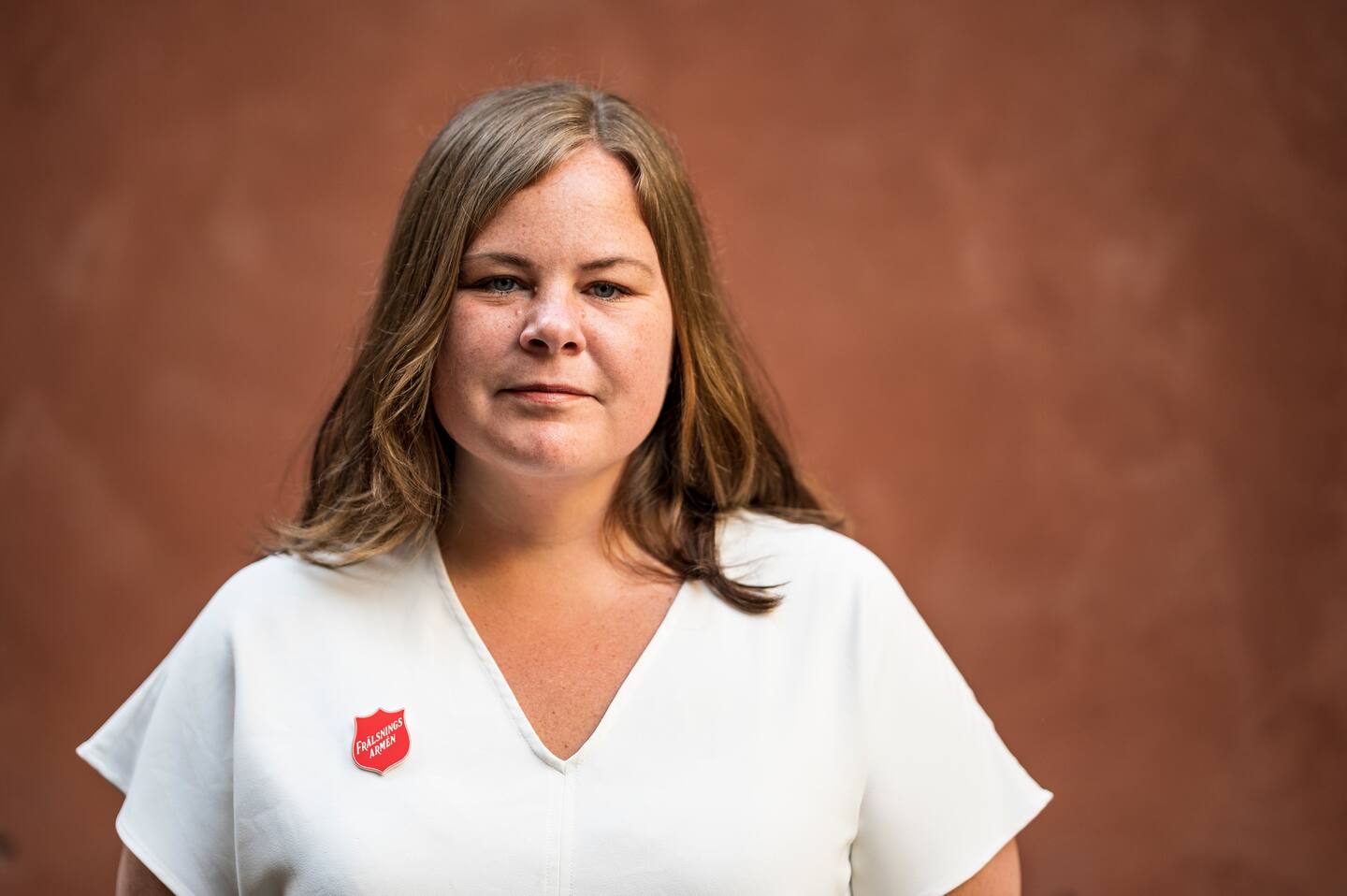 Maria Olausson, kårledare på Frälsningsarmén i Närrjö.