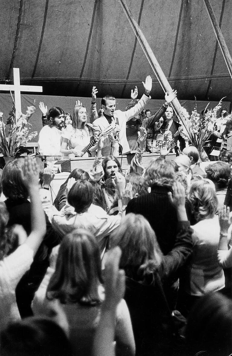 Jesusfolkets besök på Nyhemsveckan 1971