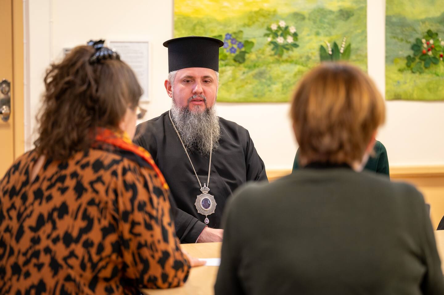 Ukrainska kyrkoledare på besök i Uppsala.
