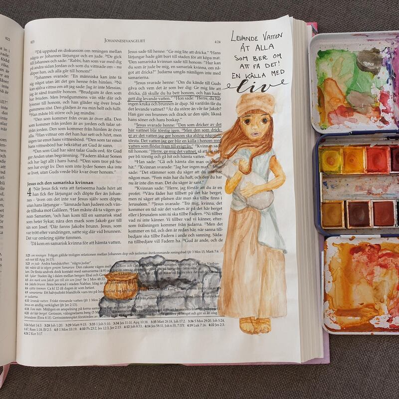 Rebecca Lenells, Kreativa Bibeln och nätverket Kreativ Tro.