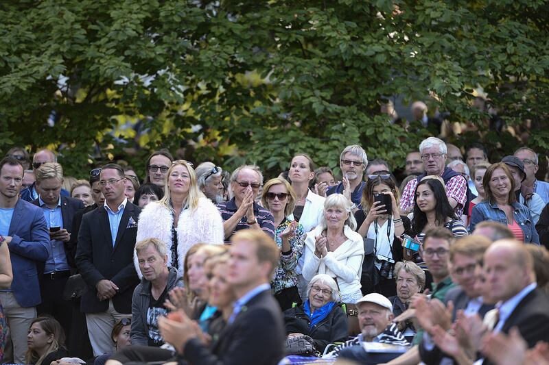 Publik under Almedalen.
