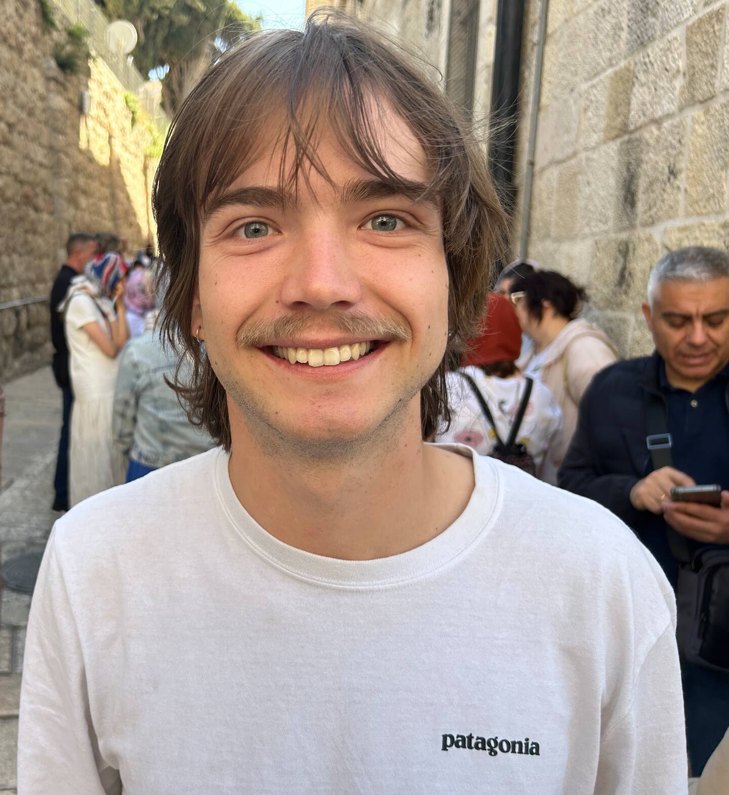 Dagens korrespondent i Jerusalem träffade på långfredagen pilgrimer och turister som vandrade längs Via Dolorosa.