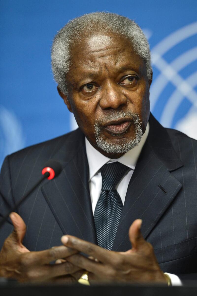 Kofi Annan.