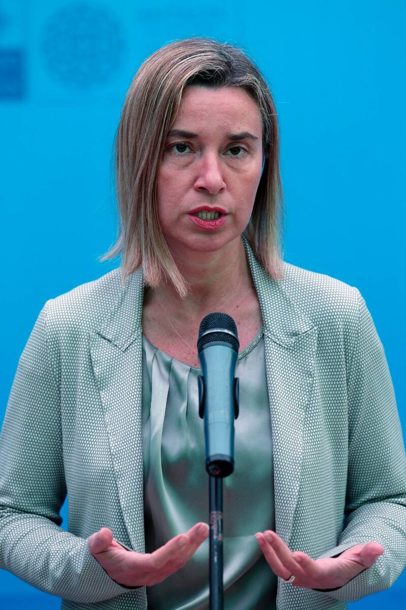 Federica Mogherini.