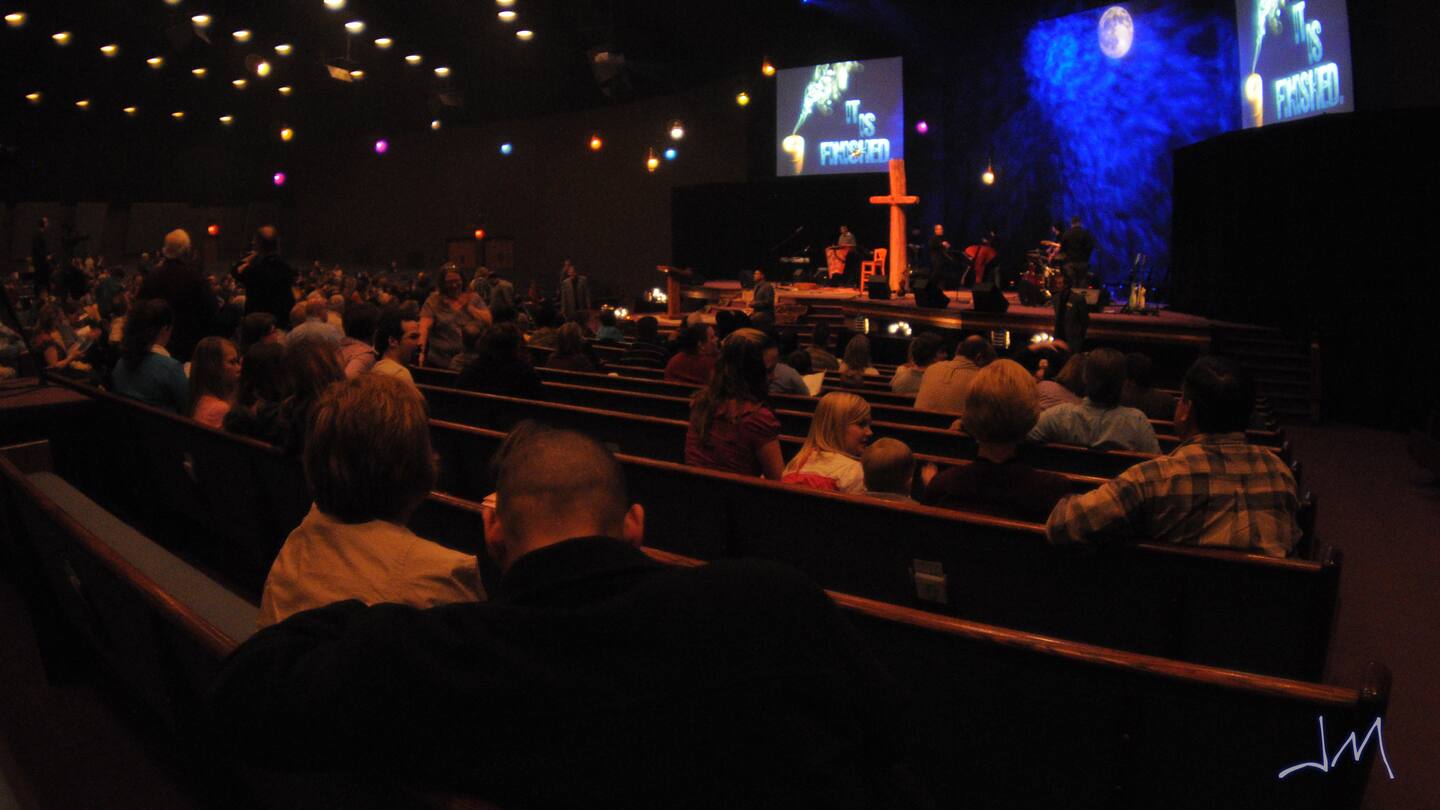 Gudstjänst Långfredag 2009 i Word of Life Church.
