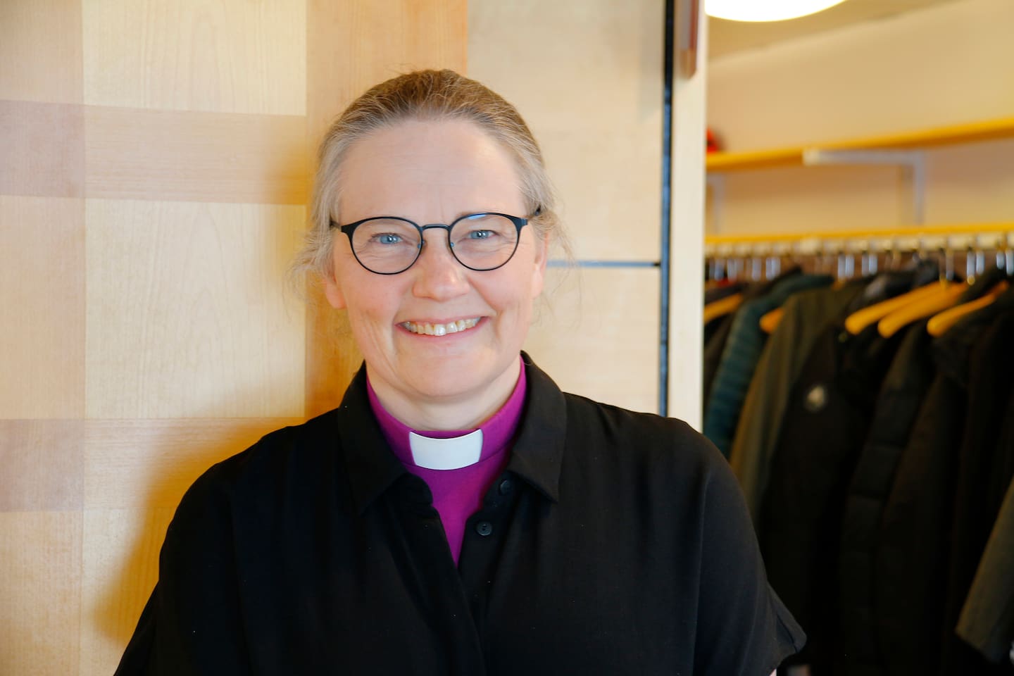 Nomineringsval i stiftets hus i Uppsala, då en ny ärkebiskop ska utses i Svenska kyrkan. Karin Johannesson, biskop i Uppsala