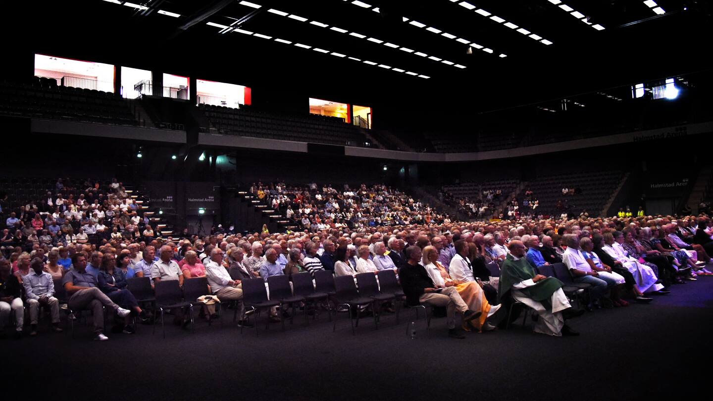 Publiken under Skärgårdssång 2024.
