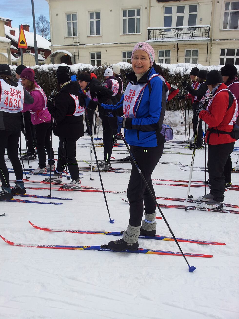 Tanja-Birgit Söderström på Kristinaloppet.