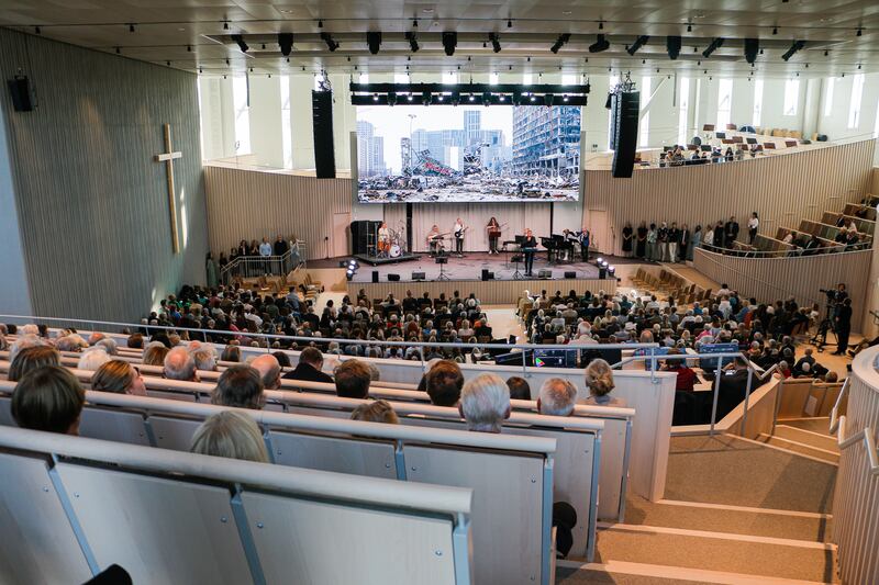 Invigning av nya Frihamnskyrkan i Göteborg 17 september 2023.