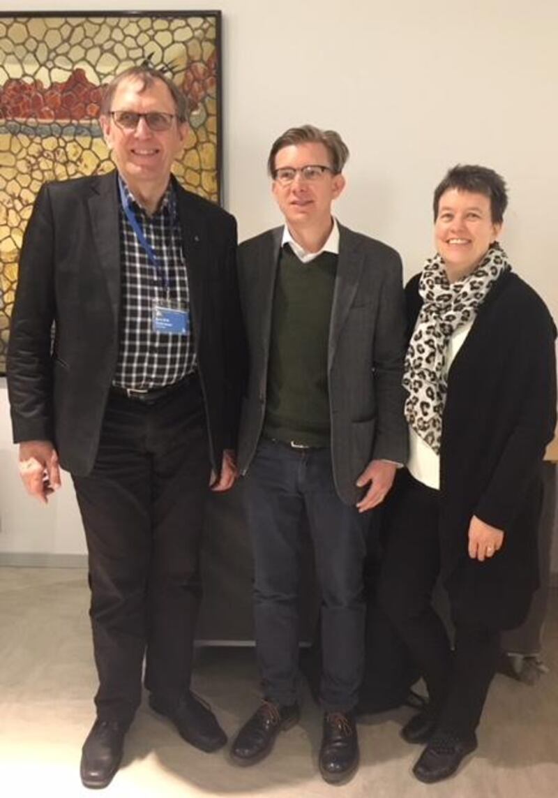 Lars-Erik Zackrisson, Daniel Berg och Annika Carp.