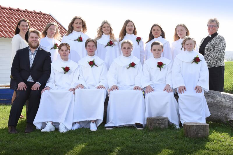 Konfirmation i Skärstad Allianskyrka 2018.