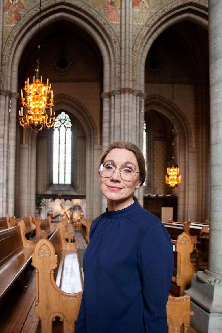 2025-04-08 Stockholm Katarina Barrling, docent i statsvetenskap och författare till boken "Världen mest protestantiska land"