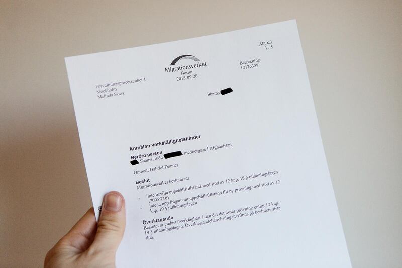 Migrationsverket har gjort bedömningen att Shams inte är genuint kristen.