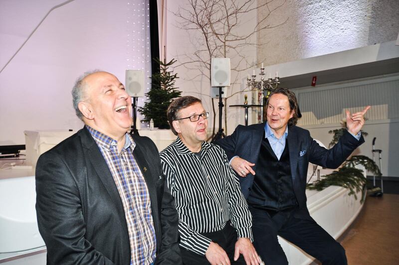 Fouad Rasho från Allianskyrkan i Hjälllbo samt Heikki Virtanen och Samuel Siitonen i Finska pingstkyrkan i Göteborg är några av initiativtagarna till att skapa mångkulturell gemenskap.
