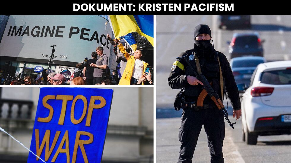 Tong Su, Aaron Chown, Emilio Morenatti Dagen Dokument: Kristen pacifism.