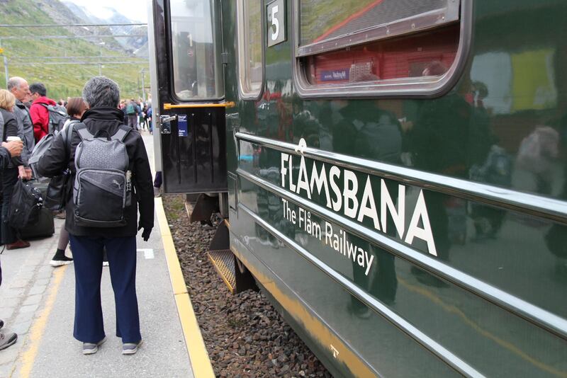 Flåmsbanan är världens brantaste järnväg.