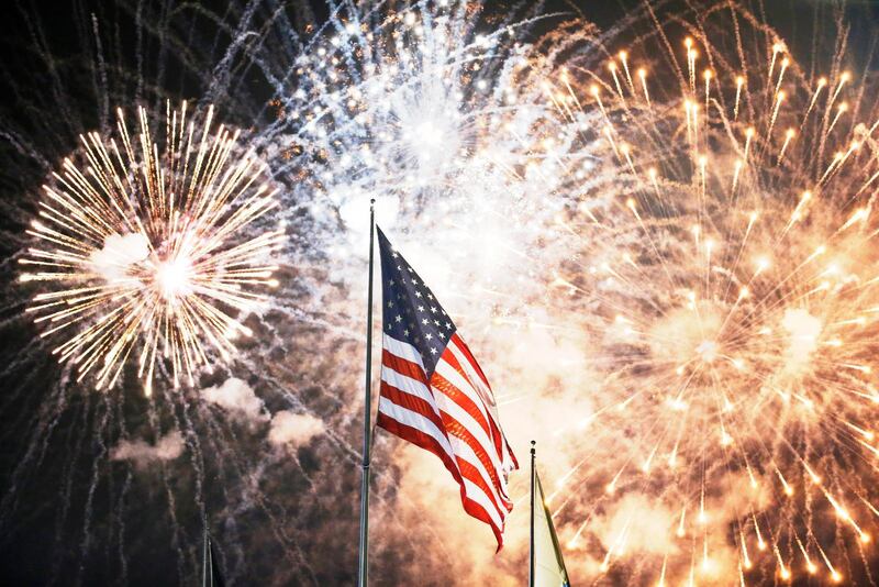 USA. Nationaldagen firas stort över hela landet.