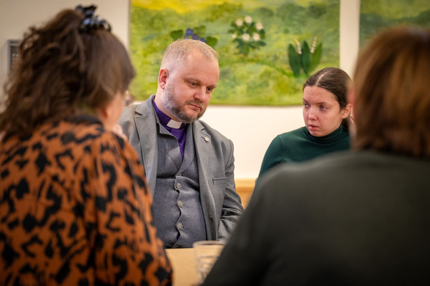 Ukrainska kyrkoledare på besök i Uppsala.