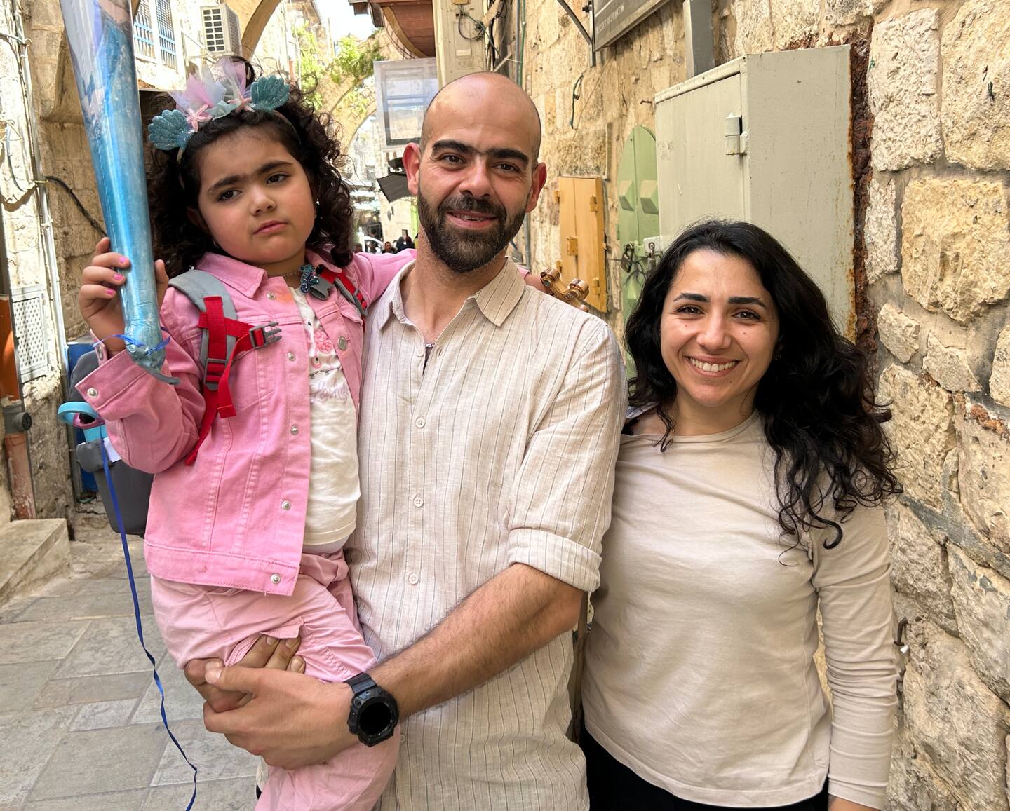 Dagens korrespondent i Jerusalem träffade på långfredagen pilgrimer och turister som vandrade längs Via Dolorosa.