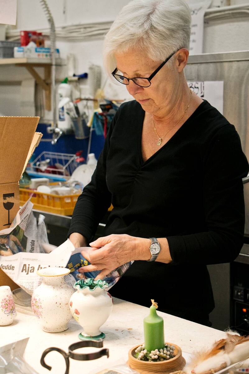  Agneta Holgersson är en av de senast tillkomna volontärerna.