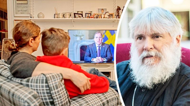 Statsminister Stefan Löfven (S) håller ett tal till nationen i SVT med anledning av coronapandemin. Peter Halldorf skriver om den nya situationen.