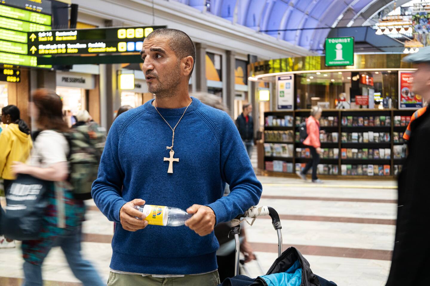 Kavian Ferdowsi, eldsjäl för hemlösa.