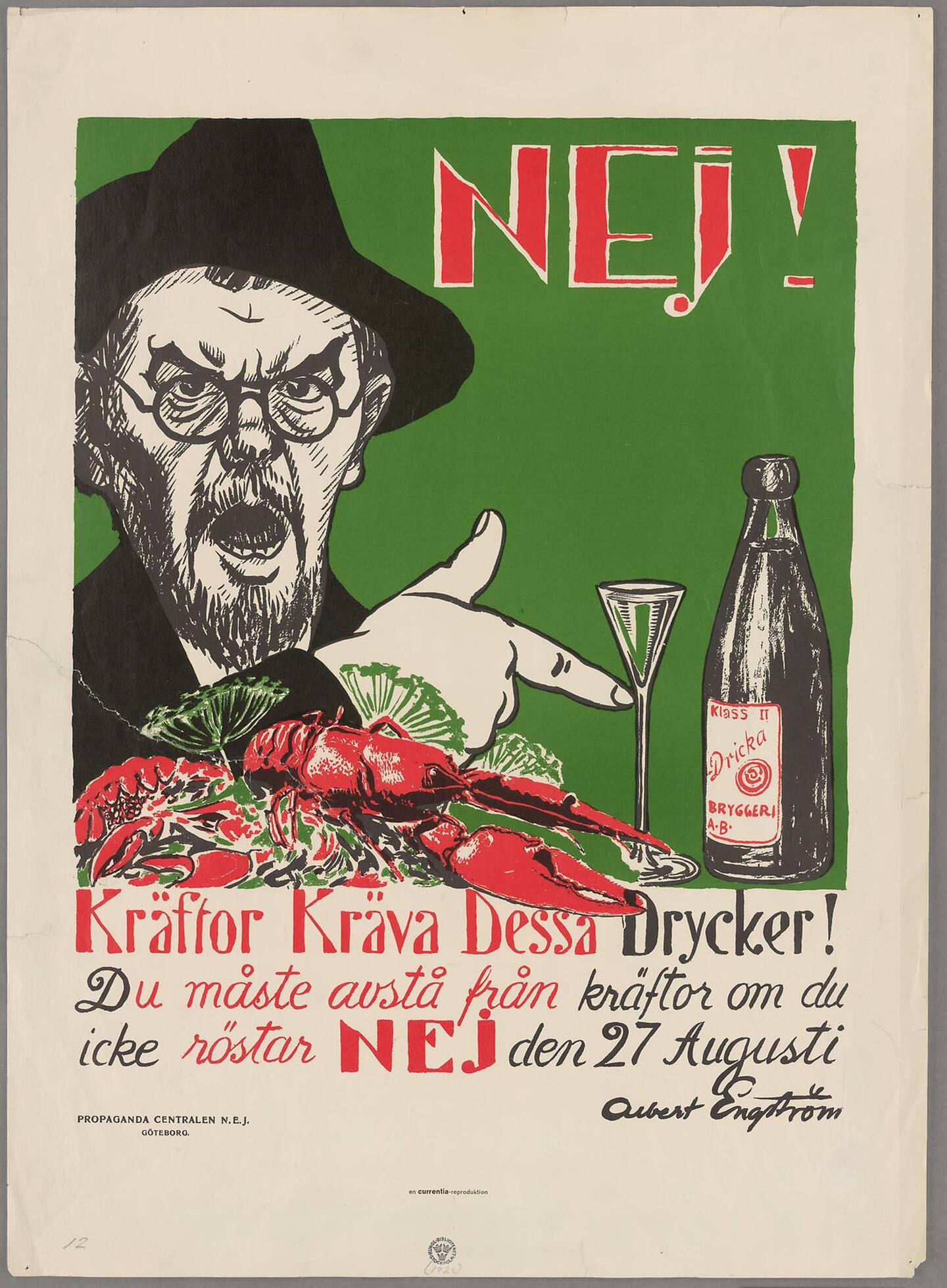 Affisch från 1922.