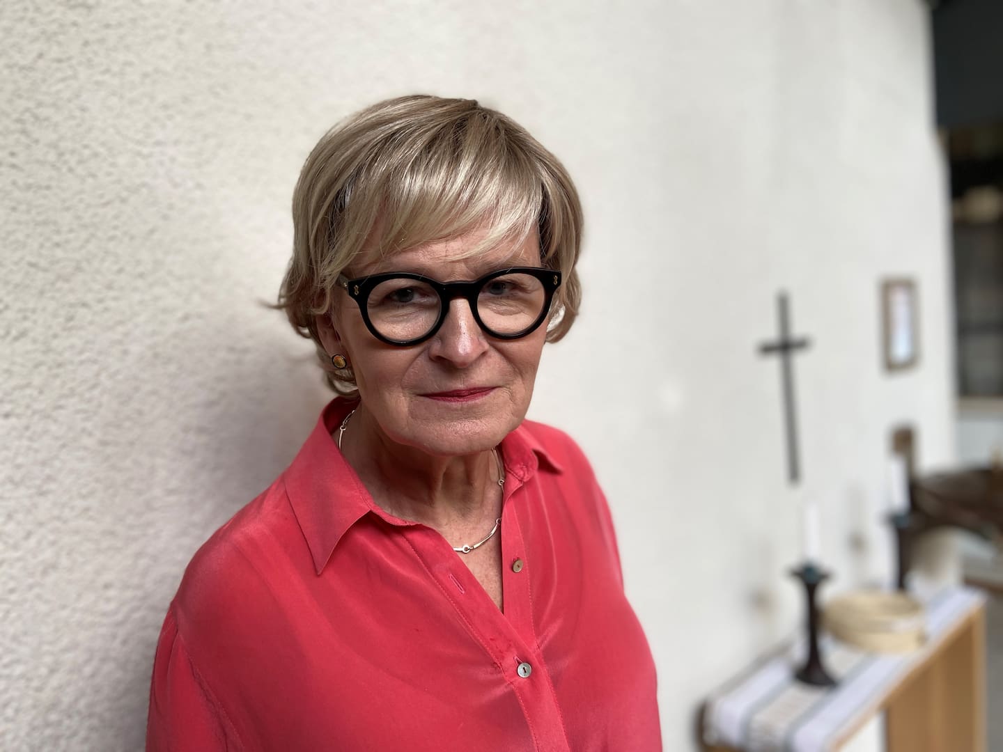 Ann-Christine Ruuth, prästen som fått stor uppmärksamhet efter att ha kommit ut som kvinna, besöker konferensen Jesus älskar hbtq