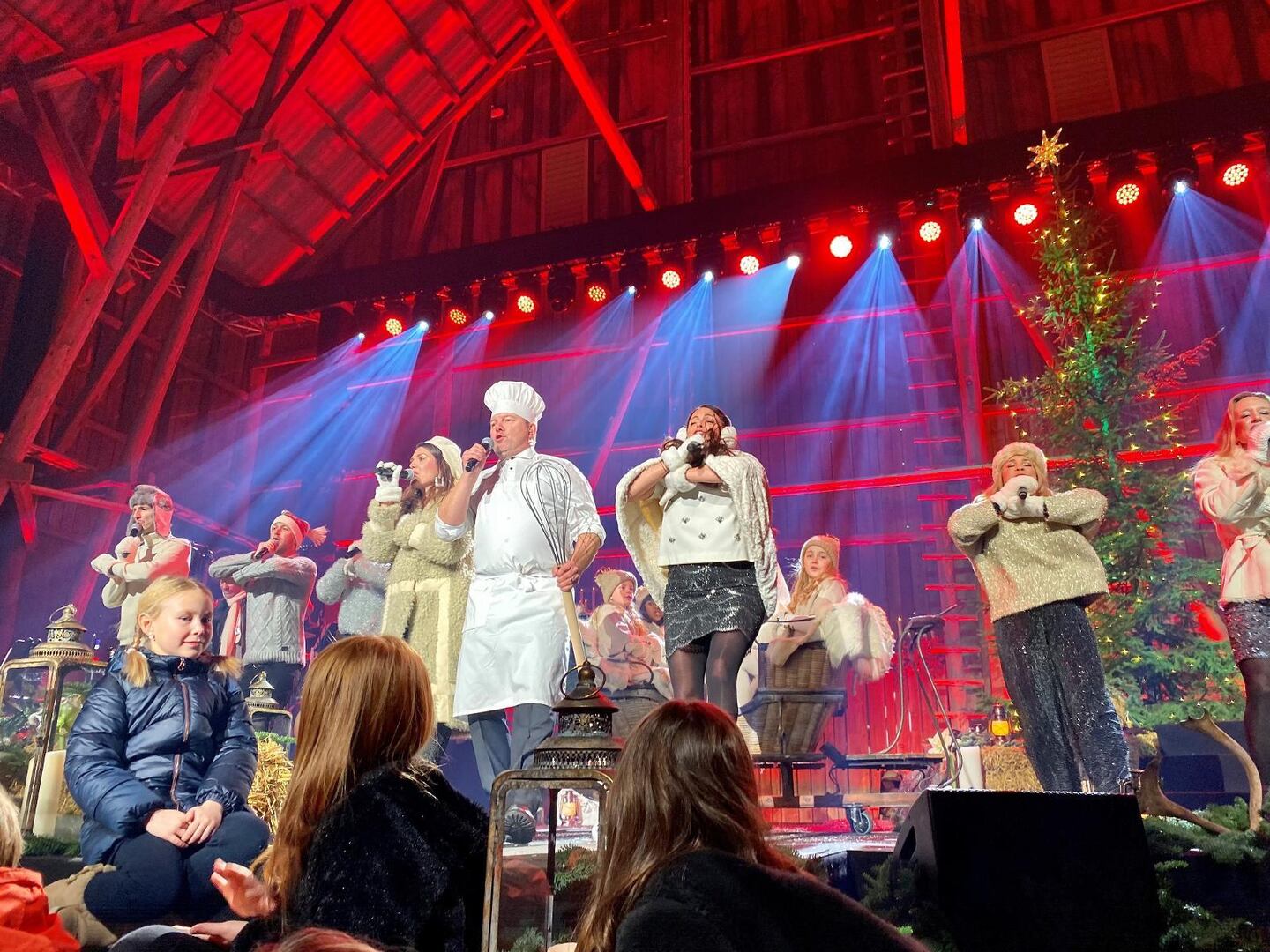 Sockerbagaren fick också vara med i Carolas julshow.