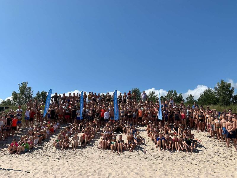 Deltagarna på Beachvolleyveckan 2019.