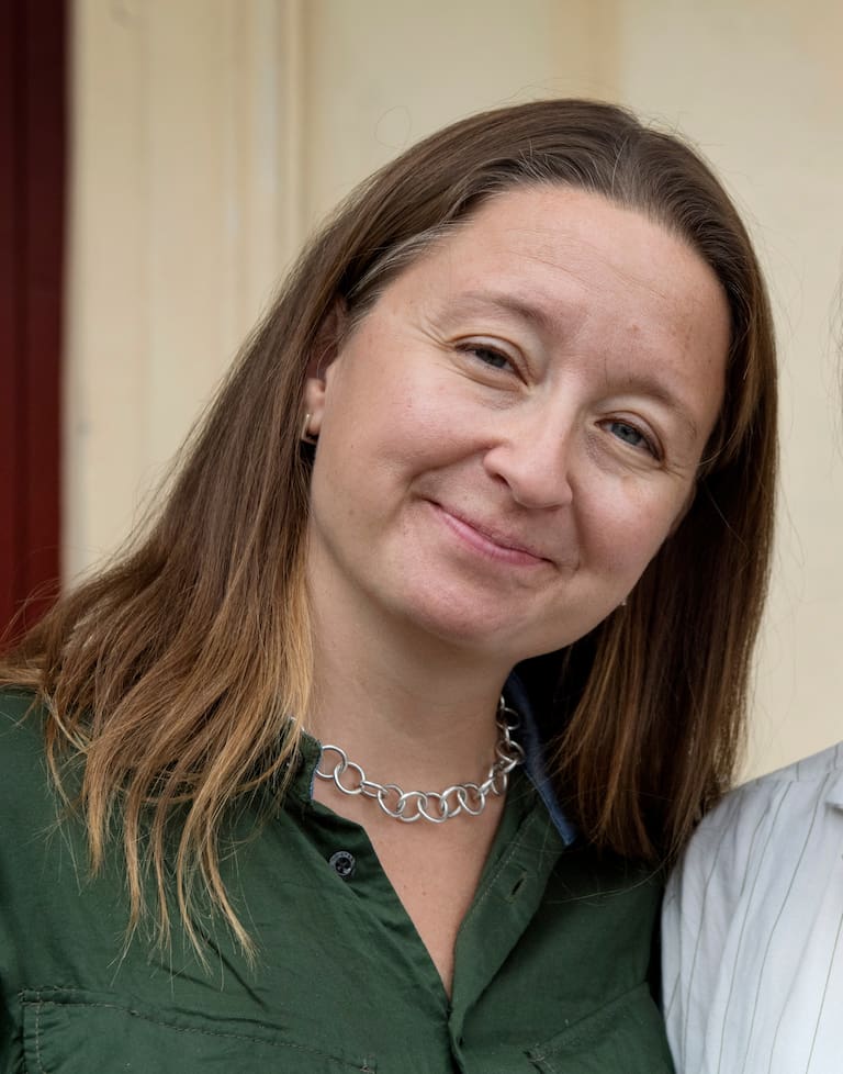 Regissören Gertrud Larsson.