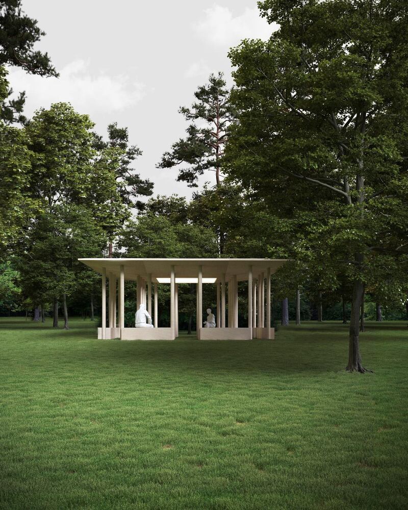 Församlingen Lagunda har tillsammans med arkitektbyrån Nyréns tagit fram en idéskiss på ett portabelt kapell som kallas "Andrum". Där kan gudstjänster, begravningar och dop anordnas under säkra förhållanden mitt i coronakrisen.