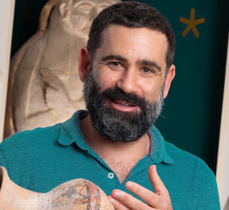 Den israeliske arkeologen Erez Ben-Yosef har undersökt kung Salomos gruvor. Foto: TAU